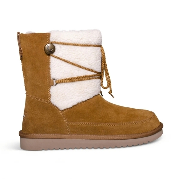 NWOB Koolaburra by UGG Women's Michon Short Boot - Chestnut 10 - Picture 1 of 11